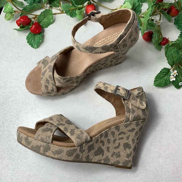 Toms Shoes - Toms Leopard Wedges | Sz 7.5
